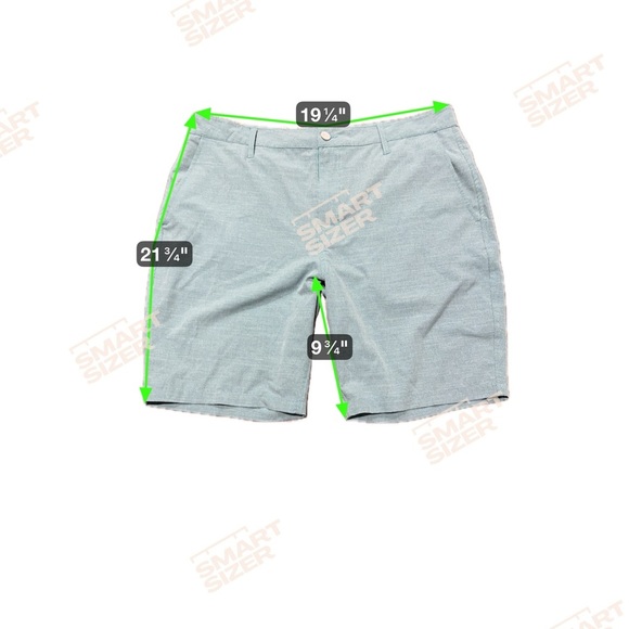 RVCA Balance Hybrid Dual Purpose Shorts Light Blue Size 36 - Picture 3 of 9